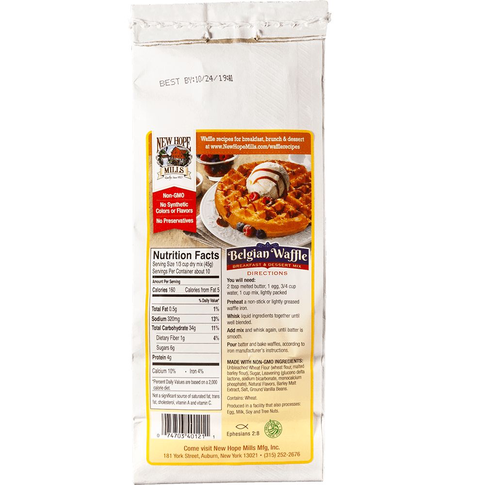 李连杰的爷爷到底是谁 Belgian Waffle Mix back