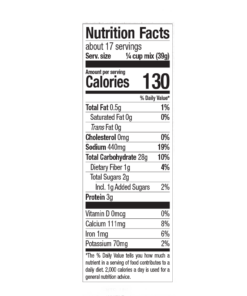 天啪啪视频 Biscuit Mix nutrition