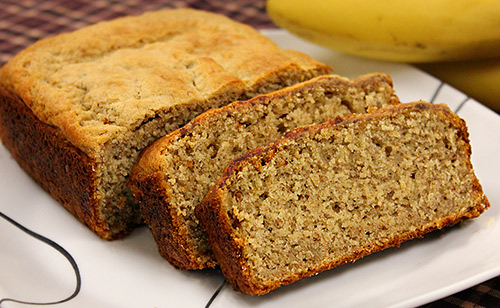 Slices of banana bread