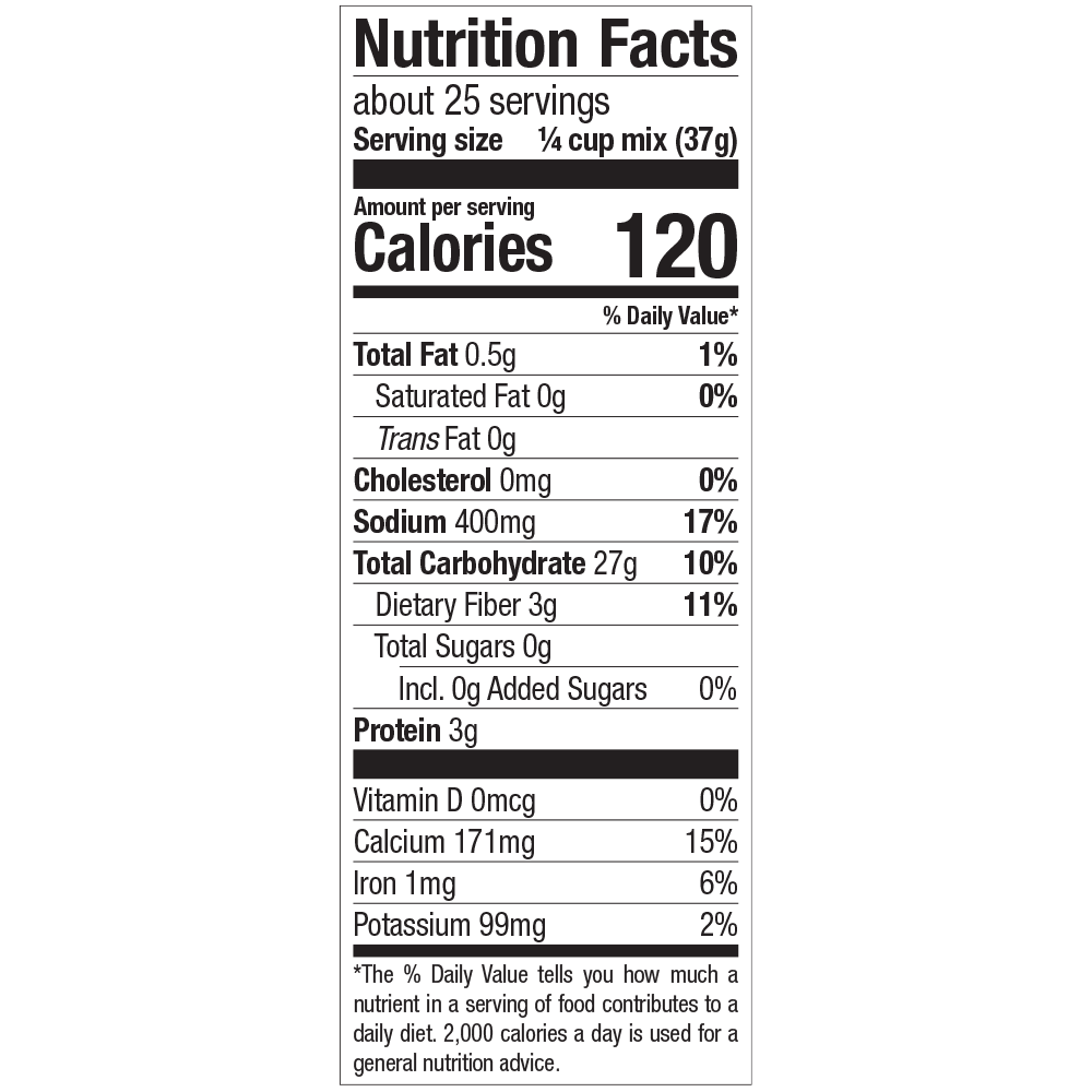 精精国产xxxx视频在线播放 Whole Wheat Pancake Mix Nutrition Panel