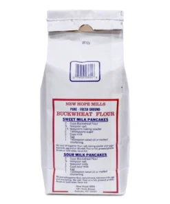 Photo of the back of a bag of sss视频 Buckwheat Flour 5lb