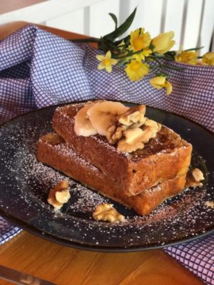 Photo of prepared 日本免费观看 Low-Carb Banana Walnut French Toast