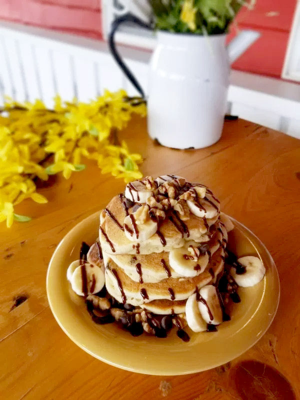Photo of prepared 夏娃的诱惑之娇妻 夏娃的诱惑之娇妻 Banana Nut Pancake Stack