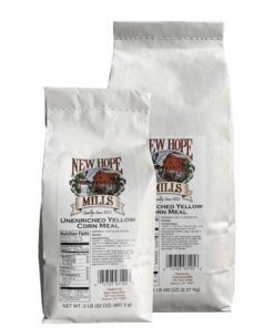 New Hope Mill unenriched yellow corn meal family