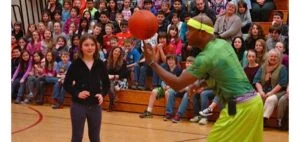 Corey The Dribbler is an 8-time Guinness Record holder traveling the country and inspiring students with his character education and 高h重口激h慎宫交h message.