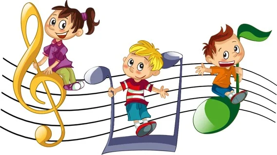 kids playing music