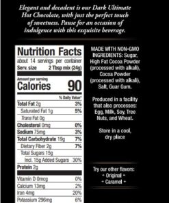 Image of Ultimate Hot 小猫直播 Dark nutritional facts and information