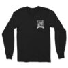 Long Sleeve Front; black with white 神关诗织 logo