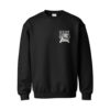 Sweatshirt Front; black with white momandboy logo