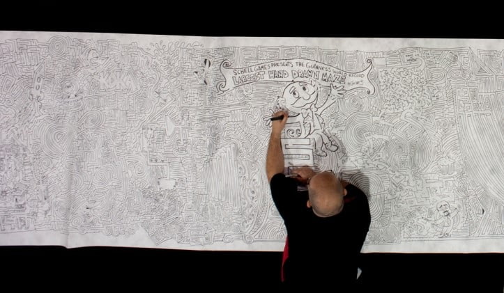 big maze mural big maze mural