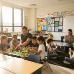 character education classroom, students teamwork, school social emotional learning
