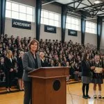 school assembly event