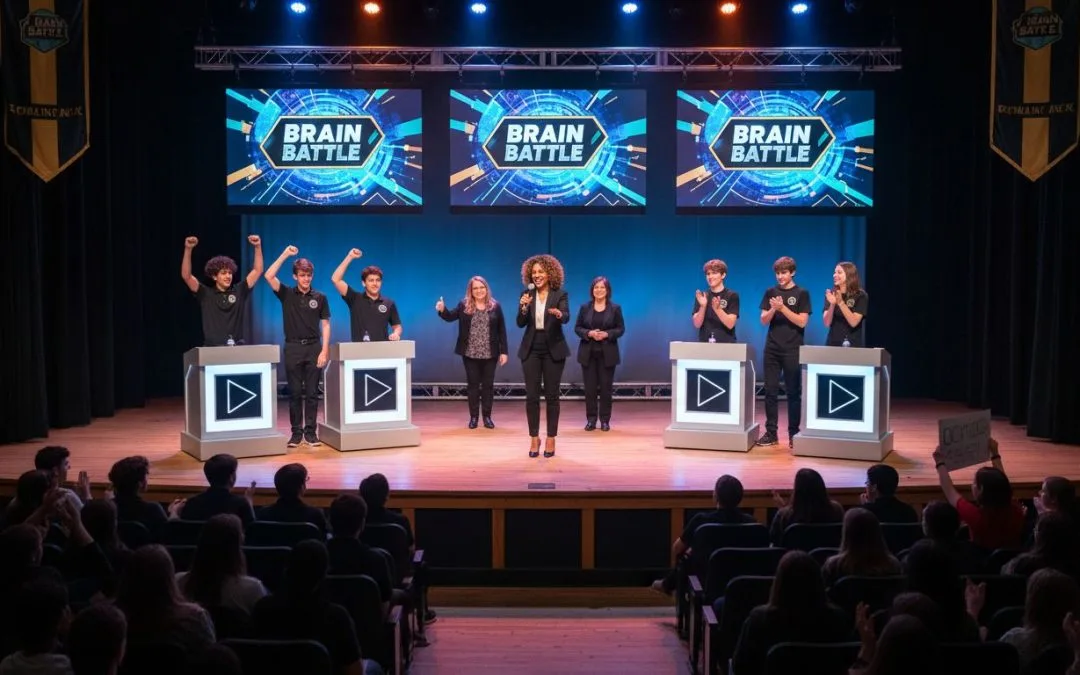 campus assembly game show
